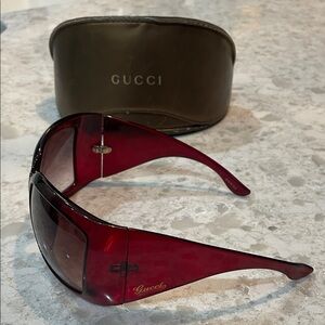 Gucci Burgundy Sunglasses for Women